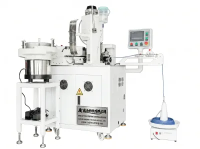 Máy Luồn Vỏ Bọc Cáp Xoắn Nhúng Thiếc Tự Động WPM-018HS - Máy Dập Đầu Cos Tự Động
