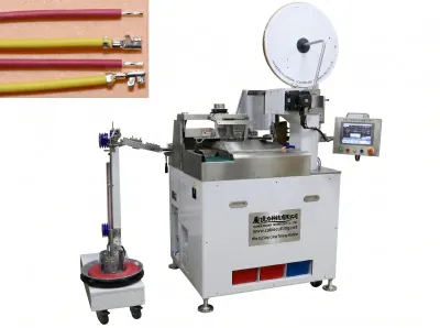 Máy Cắt Tuốt Dây Tự Động Hai Đầu 501S - Máy Dập Đầu Cos Tự Động