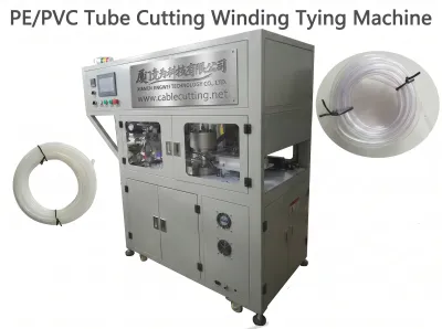Máy Cắt Cuộn Buộc Ống PE/PVC Tự Động Cao Tốc 02SL