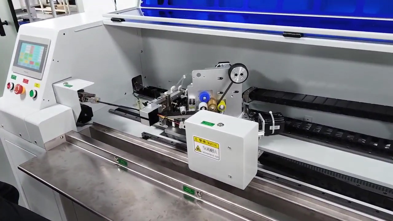 Máy quấn băng dính tự động JW-850C - Quấn dây ngắn chính xác, hiệu quả cao