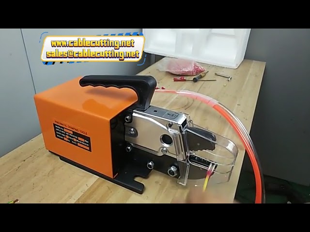 Pneumatic Tubular Terminal Crimping Machine | Industrial Terminal Crimping Tool & Pliers