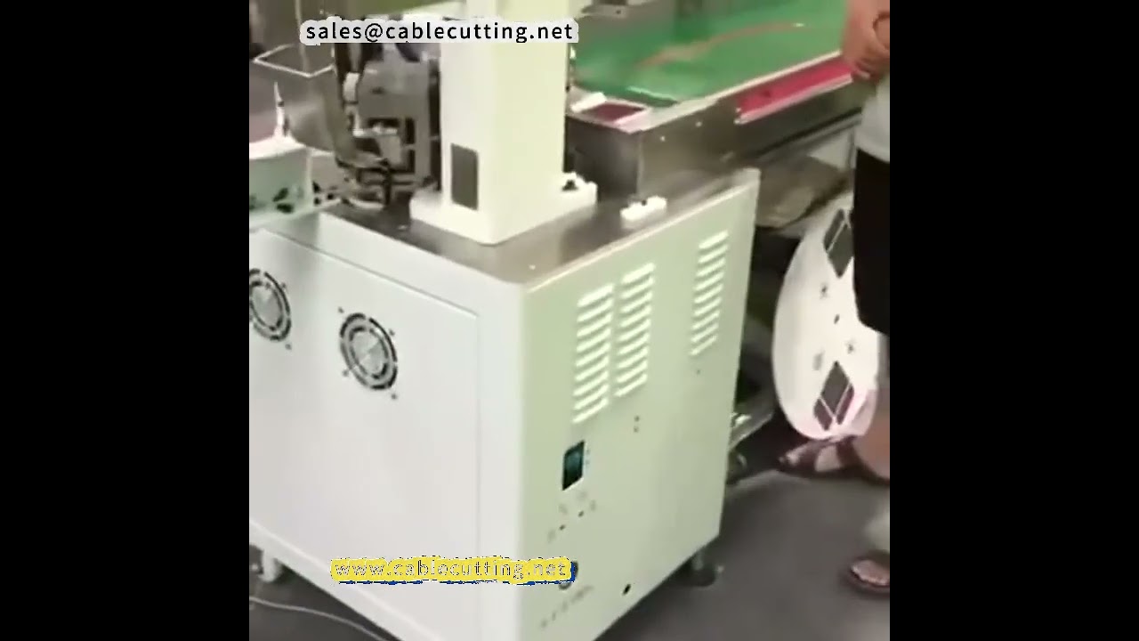 Máy cắt dây, tuốt dây tự động tích hợp cuộn cấp, cấp dây và đầu nối | Dây chuyền xử lý dây tự động