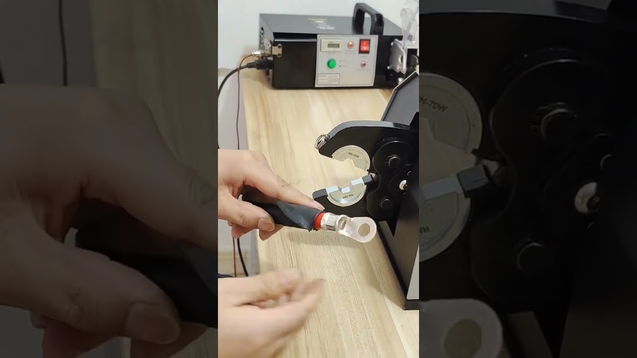Máy Bấm Đầu Cốt Khí Nén Hạng Nặng Cho Đầu Cốt Đồng Lớn và Đầu Cốt Hở | Máy Nhà Xưởng