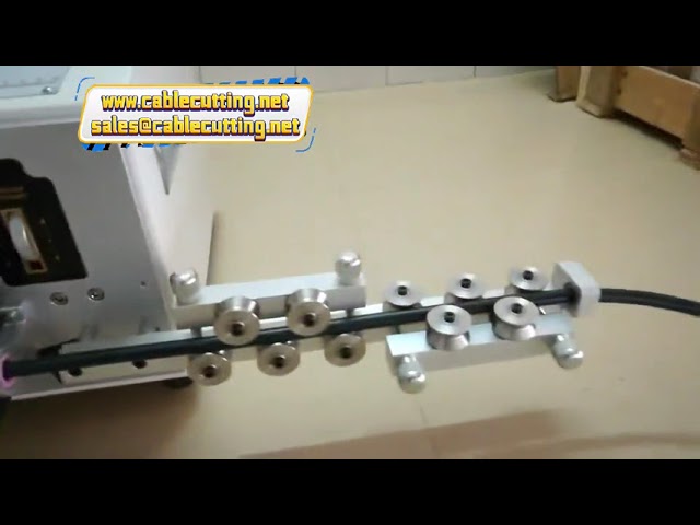 Thiết bị tuốt dây cáp đồng hai lõi khí nén - Tuốt vỏ ngoài và lõi trong chính xác