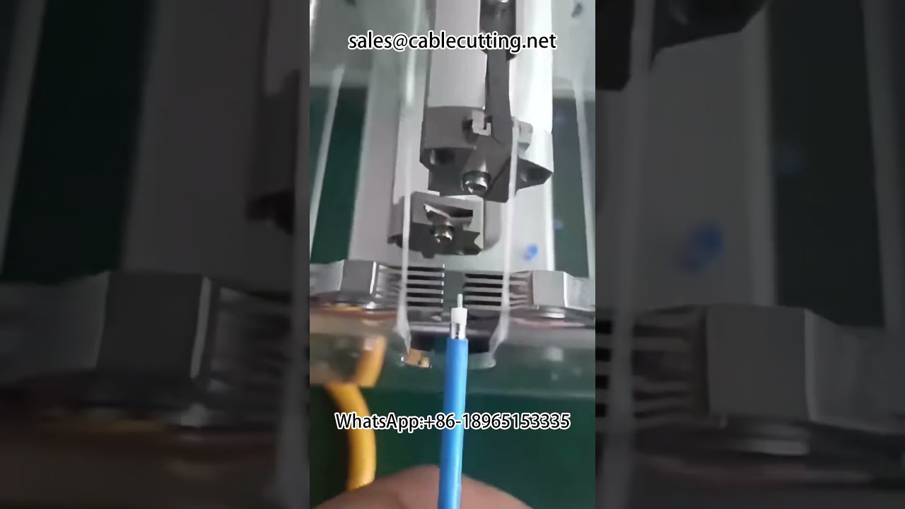 Máy tuốt dây cáp đồng trục chính xác | Thiết bị dây cáp | Máy móc sản xuất