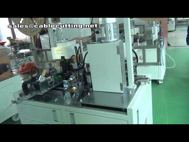 Nhà sản xuất máy cắt, bóc tách và ép đầu cốt dây cáp bẹt (ribbon) - Máy cắt dây cáp bẹt tự động chất lượng cao