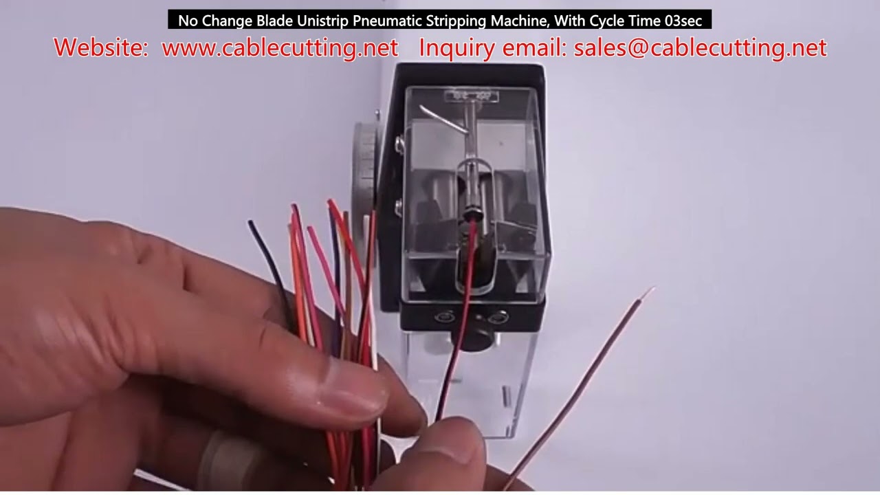 Máy Tuốt Dây Khí Nén Unistrip Không Cần Thay Lưỡi - Chu Kỳ 03 Giây, Tăng Hiệu Suất Cao