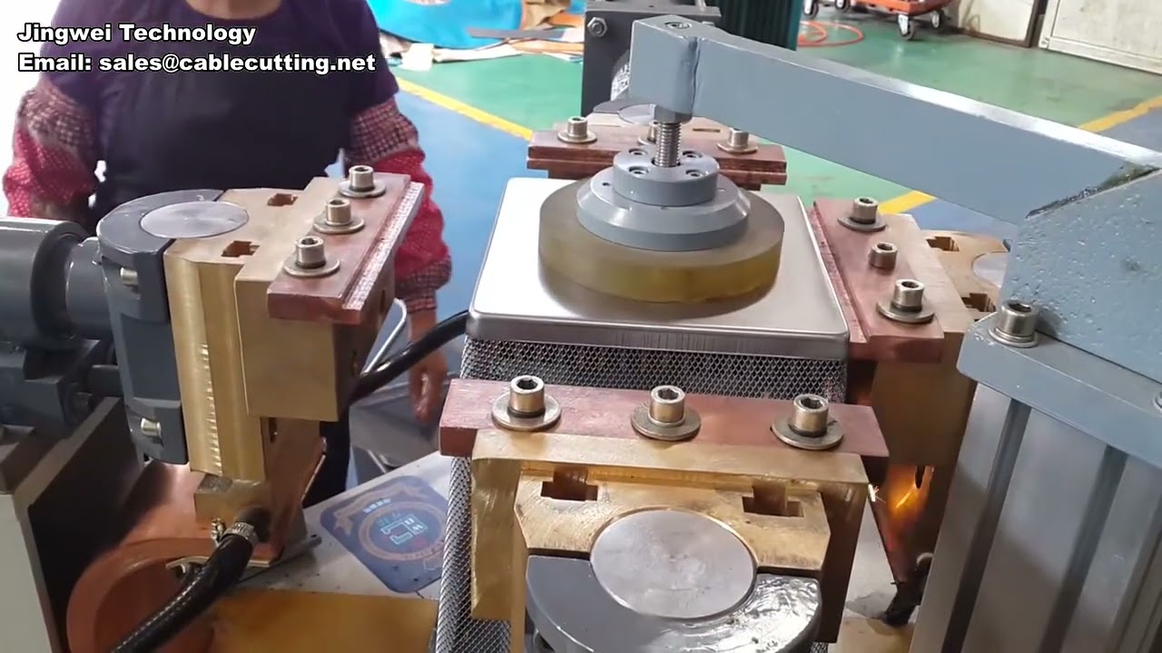 Máy cắt dây cáp thép tự động định cỡ mới | Máy cắt dây thép công nghiệp chính xác
