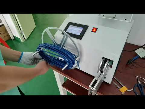 Máy quấn và buộc dây cáp thép bọc nhựa - Video thực tế tự động hóa