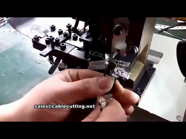 Máy Ép Đầu Cờ (Flag Terminal) Chính Xác - Máy Ép Đầu Dây Điện Tự Động Cho Sản Xuất