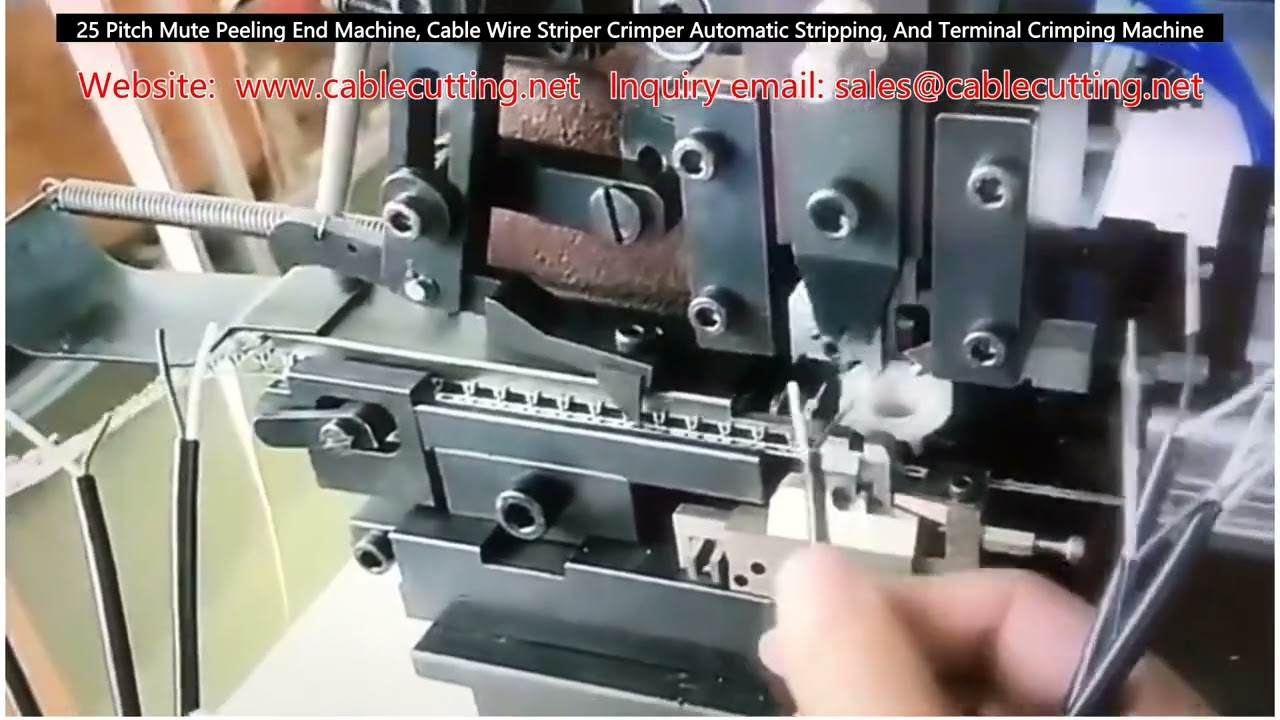 Máy Bóc Vỏ Dây Đầu Cos Tự Động 25 Pitch Siêu Êm – Máy Tuốt Dây & Ép Đầu Cos Chính Xác