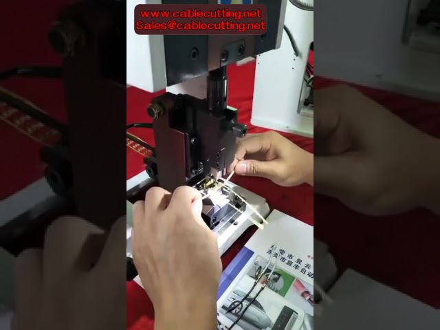 Máy tuốt dây tự động YHT2 màn hình cảm ứng - Cắt, bóc, tuốt dây cáp tròn 3-13mm