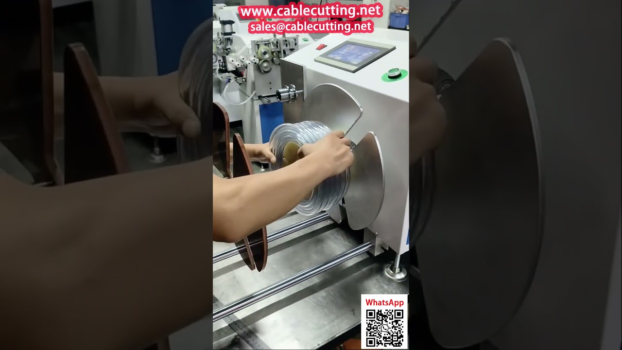 Máy Cuốn Ống PVC Tự Động Có Căn Chỉnh – Giải Pháp Đóng Gói Ống Mềm Chuyên Nghiệp
