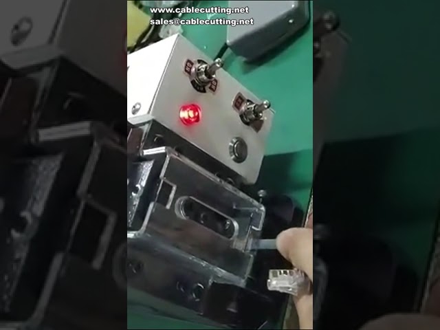 Cable Crystal Head Crimping Machine for 8P-6P-4P Telephone Line Connector Press