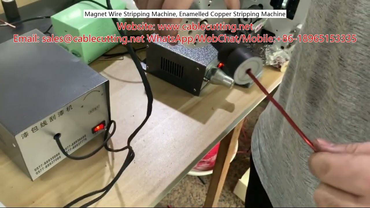 Máy Bóc Tách Men Dây Đồng Tự Động – Máy Tước Dây Điện Từ Chuyên Nghiệp