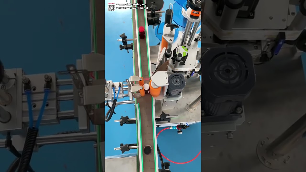 Máy Dán Nhãn Chai Tròn Độ Chính Xác Cao – Thiết Bị Dán Decal Ống Nghiệp Đáng Tin Cậy