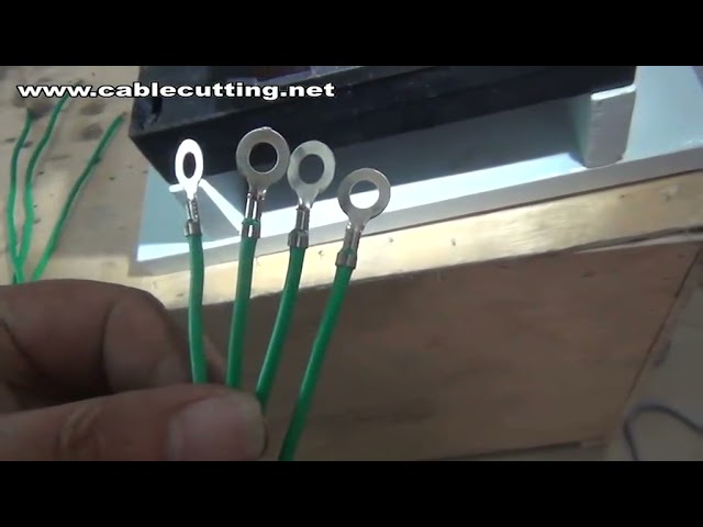 Máy Bấm Đầu Cốt Dây Điện Bán Tự Động | Máy Ép Cáp 10mm2 Chính Xác Cao