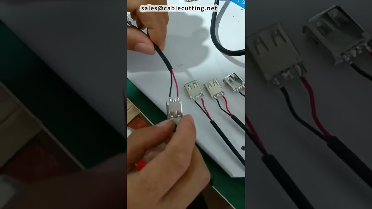 Hướng dẫn hàn đầu nối USB A cái 2 chân (tùy chọn cầu nối) - Máy hàn chuyên dụng #nhàmáy #máyhàn