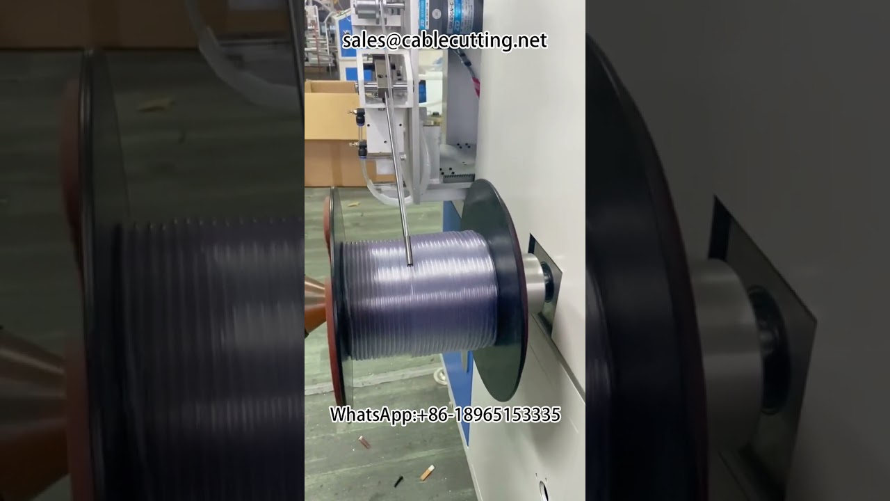 Máy quấn lại tự động đếm mét chính xác - Máy quấn căn chỉnh cho ống y tế, dây và cáp #ốngy tế #dâyvàcáp