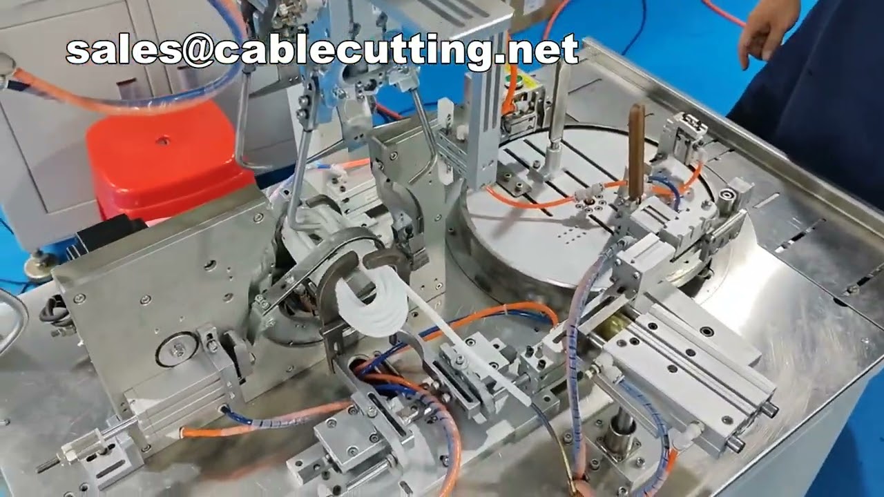 Máy Quấn Dây Cáp Velcro Tự Động Cho Dây Nguồn 8.0mm – Tăng Năng Suất Nhà Máy