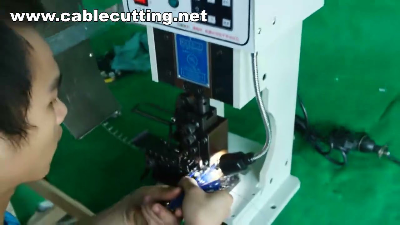 Máy Ép Đầu Cáp Tự Động Yên Tĩnh | Máy Ép Đầu Cáp Điện 2 - Ép Cáp Chính Xác