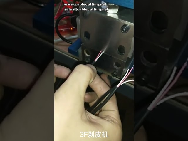 Máy bóc vỏ dây 3F khí nén, máy bóc vỏ đứng, máy bóc vỏ lõi lạnh, máy bóc vỏ dây điện tự động