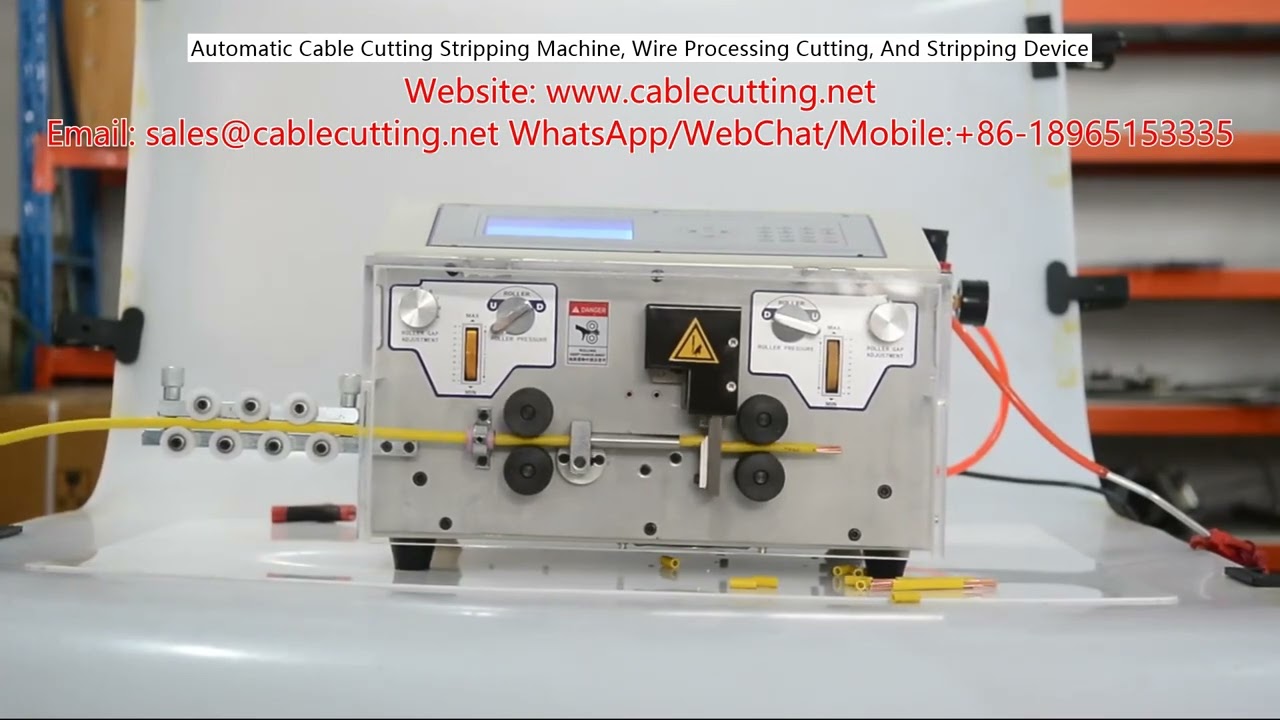 Máy Cắt và Tuốt Dây Cáp Tự Động, Thiết Bị Gia Công Dây Điện Chính Xác