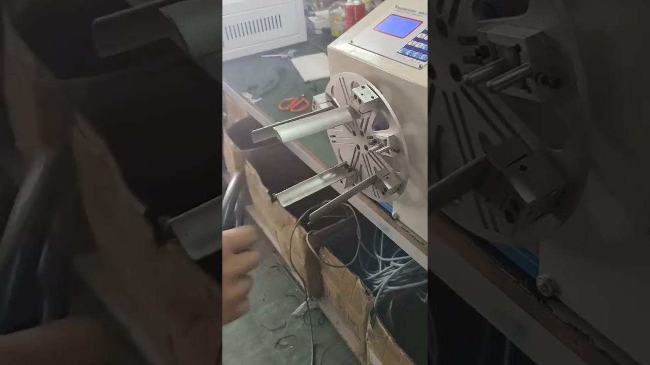 Automated Wire Winding and Tying Machine for Wire Harness Processing